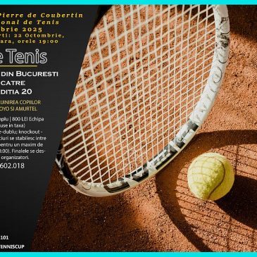 Turneul de Tenis Rotary Atheneum ediția aniversară XX – Octombrie 2025